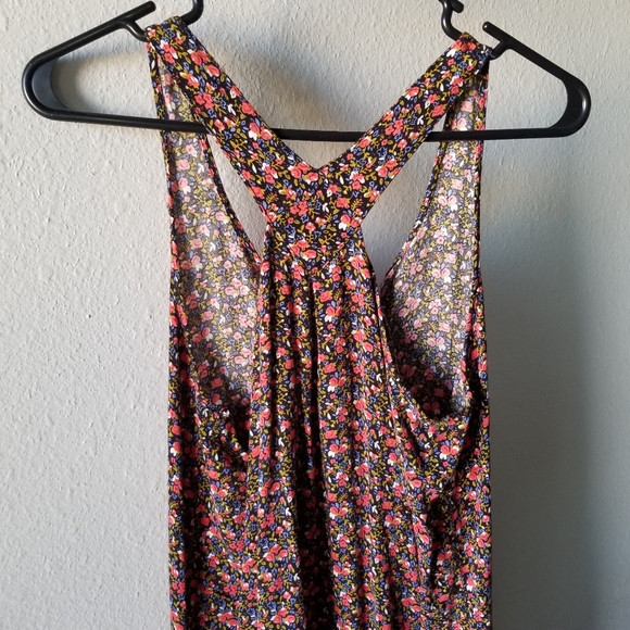 floral flowy drop waist dress - Picture 6 of 6